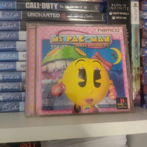Ms. Pac-Man Maze Madness - Japonês - PS1