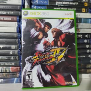 Street Fighter IV - Xbox 360 - Relabel sem manual
